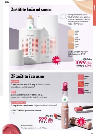 Šminka: Oriflame — 2