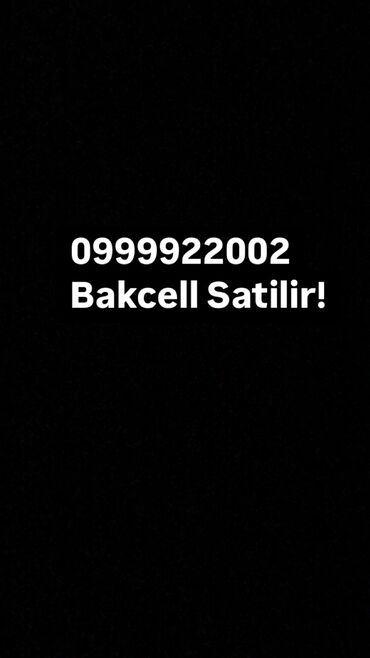 SİM-kartlar: Nömrə: ( 099 ) ( 999922002 ), Yeni