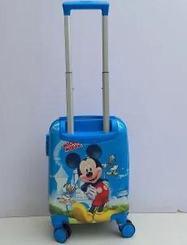 Rančevi, torbe i koferi: Dečiji kofer na točkiće – Mickey Mouse motiv - Tvrda školjka sa — 14