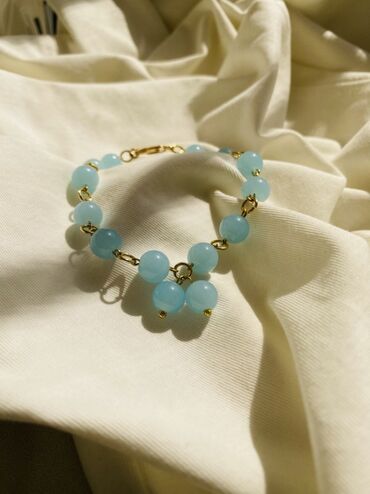 Bijuteriya dəstləri: Qadın bijuteriyası – təbii daşlı qolbaqlar və boyunbağılar seti - — 11