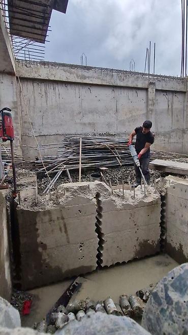 seyf demir qapi: Beton kəsimi və deşik açma xidməti - Dəqiq almaz karotla deşik açma — 9