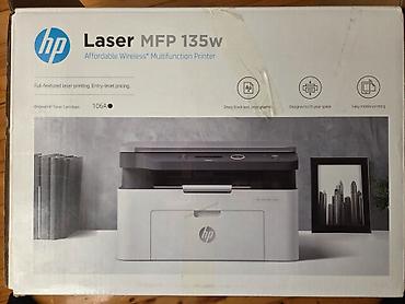 printerlər hp: HP Laser MFP 135w Printer 4ZB83A Printer - Skaner - Kserks 3 in 1 — 6