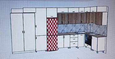 Кухонные гарнитуры: Кухонный гарнитур, Новый, ДСП, Бесплатная доставка, Самовывоз, Платная доставка — 28