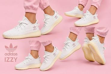 hugo cipele: Patike adidas IZZY – bele, lagane lifestyle patike sa pletenim (knit) — 1