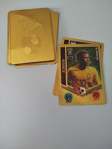 Искусство и коллекционирование: Коллекция игровых карточек “World Football Stars” (золотая серия) 16 — 3