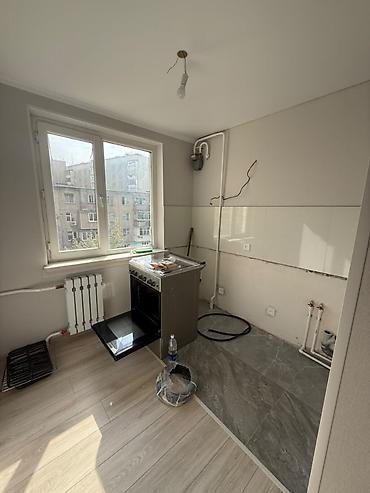 квартира аламидинский: 2 комнаты, 44 м², Аламедин-1 мкр 104 серия, 5 этаж — 4