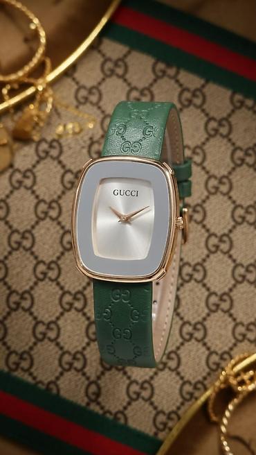 apple saat: Yeni, Qol saatı, Gucci, rəng - Qəhvəyi — 6