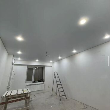 Натяжной потолок: Натяжной потолок Глянцевое, Матовое, 3D потолки Гарантия, Бесплатная консультация, Бесплатный замер — 4