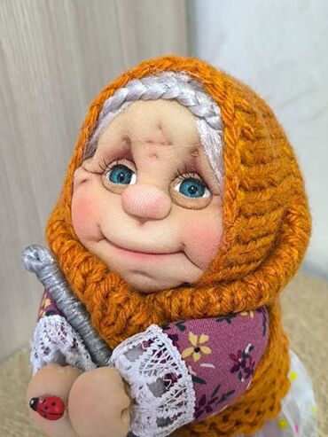 сип панел: Интерьерная игрушка — бабушка ручной работы. Уютная, добрая и