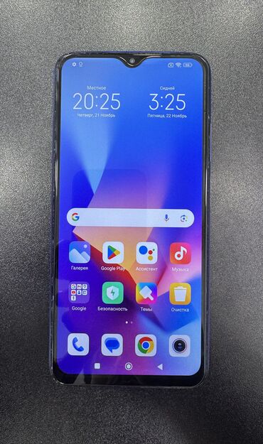 Xiaomi: Xiaomi Redmi 9T, 128 GB, rəng - Göy, 
 Sensor, Barmaq izi, İki sim kartlı