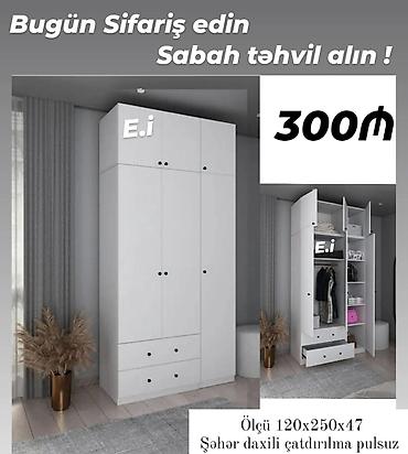 qapı rəngləri: Dolab yep yeni 300 azn yeni model rəng seçimi var çatdırılma var — 1