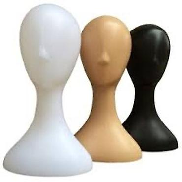 Manekenlər: Baş, Plastik, plastmas, Ağ, Çin — 3