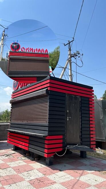 помещения для бизнеса: Продается Мобильный торговый павильон в черно-красной расцветке