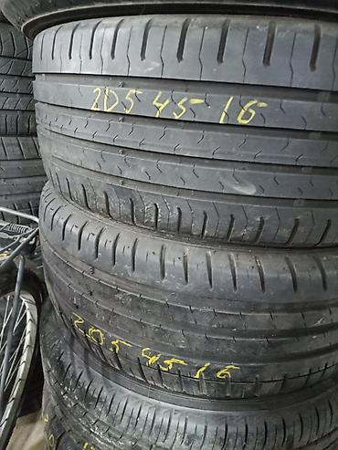 Транспорт: Шины 205 / 45 / R 16, Лето, Б/у, Пара, Легковые, Япония — 1