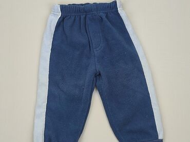 spodnie dresowe na szczupłego chłopca: Sweatpants, 9-12 months, condition - Fair