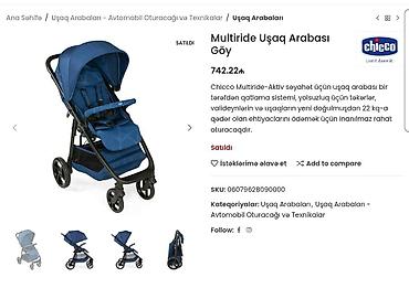 chicco kolyaska: Dılek Chicco multiride kolyaska satilir 220 azn. 742 azn alinib .Cox — 7