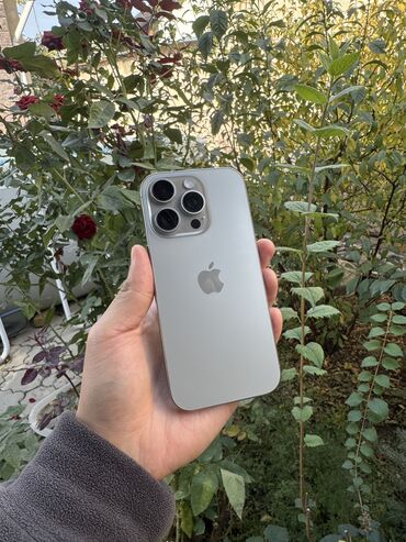 редми с: IPhone 16 Pro, Колдонулган, 256 ГБ, Natural Titanium, Коргоочу айнек, Бөлүп төлөө менен, 100 %