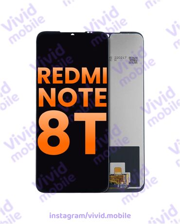 xiomi mi 13: Ekran Xiaomi Redmi Note 8T