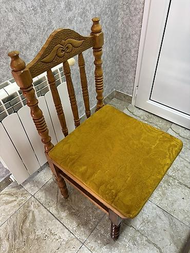 agac gulleri: Taxta oturacaq 4 ədəd 80 azn– klassik dizayn - Material: Bərk fıstıq — 7