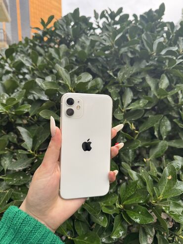 iphone 12 bakı: IPhone 11, 128 GB, Ağ, Zəmanət