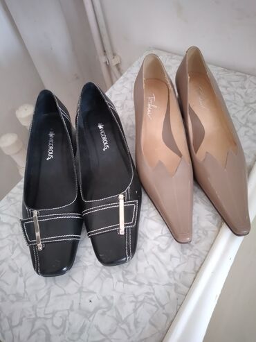 женские классические туфли на танкетке: Туфли, Размер: 39.5, цвет - Черный, Новый