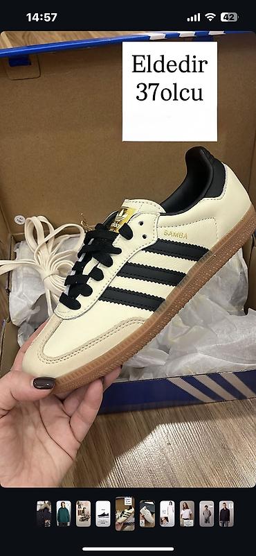 samba ayaqqabı: Adidas, Ölçü: 37, rəng - Bej, Yeni — 1