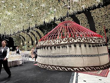 Аренда юрт: Аренда юрты, Каркас Деревянный, 75 баш, Стулья, Стол, С полом — 29