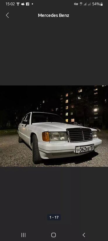 дом на колесах: Mercedes-Benz 190: 1991 г., 2 л, Механика, Газ, Седан
