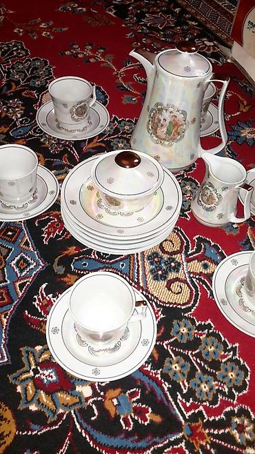 qedimi caydan: GDR Madonna çay dəsti, qədimi, yeni, 21 predmet, sovetdən qalıb — 9