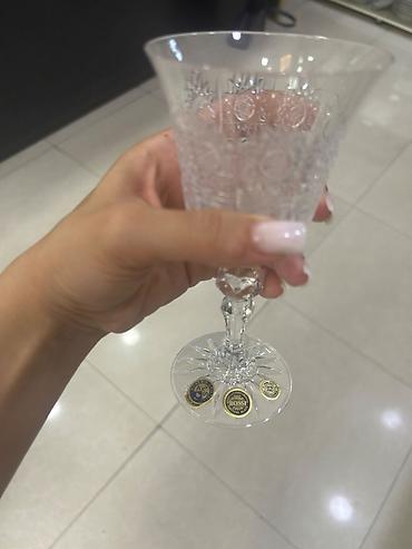 set qablari: Qədəhlər, rəng - Ağ, Xrustal, 6 ədədli dəst, 200 ml, Çexiya — 2