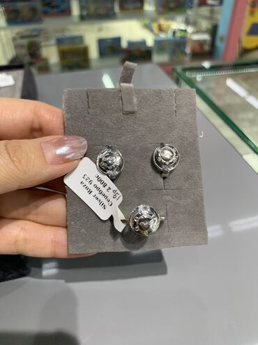 Серебряные наборы украшений: Набор украшений, Проба 925, Женские, Новый — 8