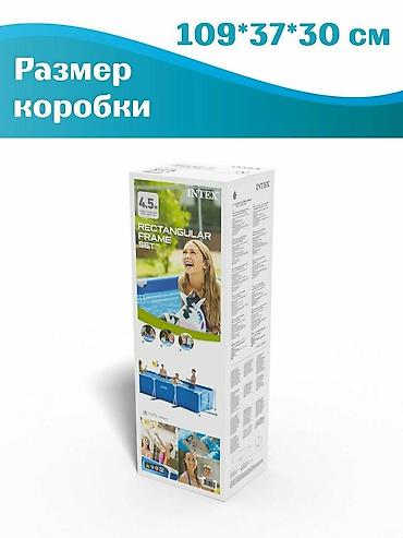 Бассейны: 450/220/84см. Intex 28273 Каркасный прямоугольный бассейн, 7127л — 17