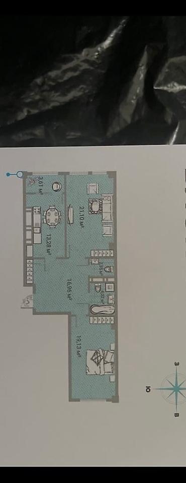 Продажа квартир: 3 комнаты, 82 м², Элитка, 4 этаж, Готовая ПСО (под самоотделку) — 9