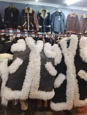 Дубленки: Дубленка, Классическая модель, Турция, Длинная модель, Все размеры — 12