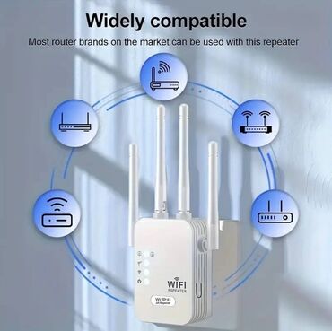 Modemlər və şəbəkə avadanlıqları: Wifi siqnal guclendiriciler OEKE firmasi 1200Mbps Dual Band Wi-Fi — 2