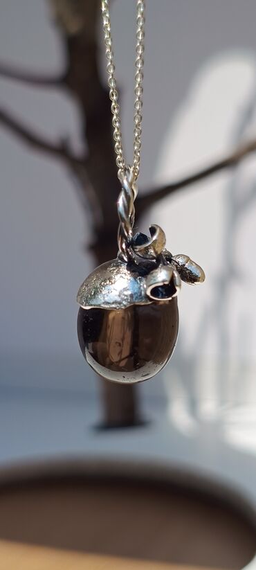 Ogrlice: Ogrlica sa priveskom, Handmade, Materijal: Srebro — 5