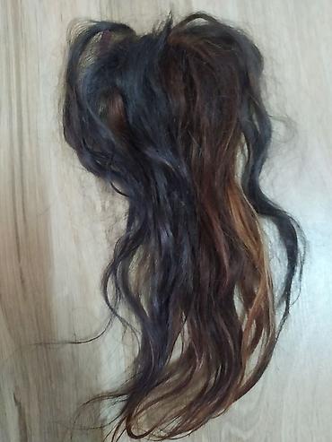 Perike i klipse: Prodajem šatiranu prirodnu kosu,na 4 klipse,može se nositi kao — 1