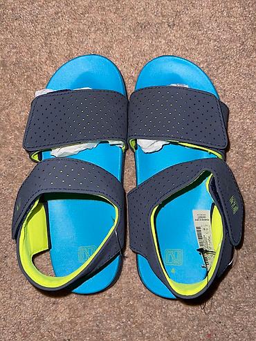 Детская обувь: Next сандали, кеды и туфли. Новые Сандали синие/голубые — 4