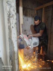 Beton işləri: #Betonkesme #betondeşmə Beton kubik kərpic - dən kəsim deşim — 18