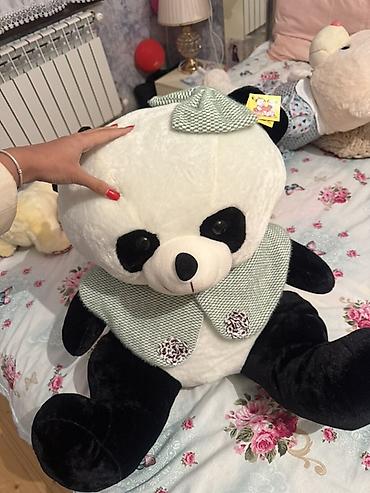 panda sekilleri: Böyük ölçülü plyuş panda oyuncağı - Yumşaq və toxunuşa xoş plyuş — 4