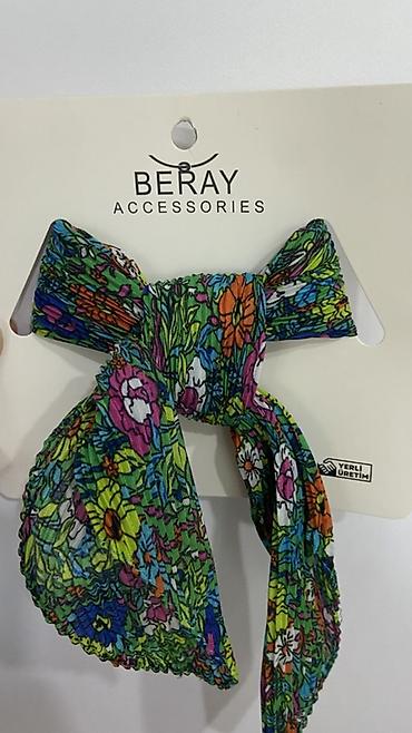 kart qabi: Beray Accessories saç üçün bant/bağ – çiçəkli naxışlı - Brend: Beray — 1