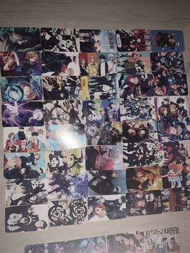 аниме шоп: Набор карточек с аниме «Jujutsu Kaisen» (咒术回战/呪術廻戦). - Коллекционные