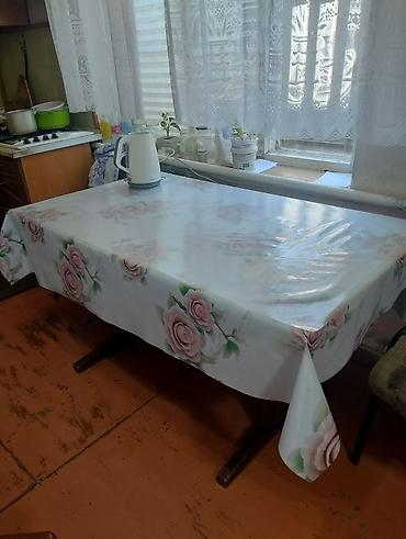 Ашкана столдору: Кухонный стол из массива/ДСП с декоративным шпоном. длина:140см — 8