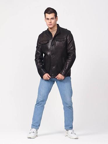 Куртки: Мужские кожаные куртки - Материал: натуральная кожа. - Модели: 1) — 11