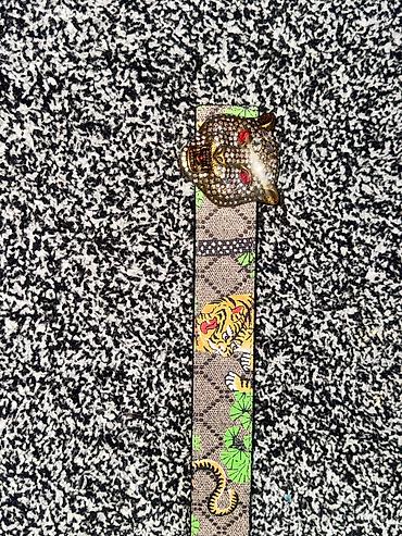 Ремни и пояса: Ремень, Gucci, Материал: Искусственная кожа, Унисекс, Б/у — 2