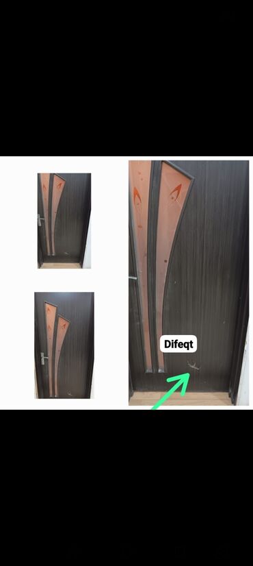 Furnitura və aksessuarlar: 3 dene qapıdır ümumi Mebel/qapı – iç otaq qapısı - Material