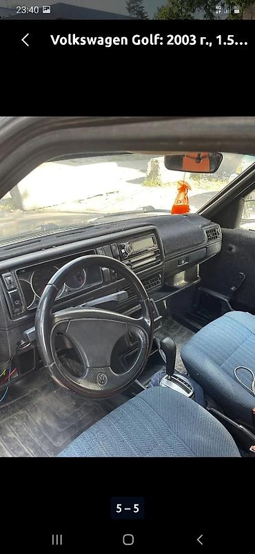 обмен 124: Volkswagen Golf: 2003 г., 1.5 л, Механика, Бензин, Хэтчбэк — 5