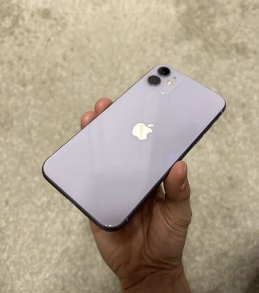 Apple iPhone: IPhone 11, Б/у, 128 ГБ, Защитное стекло