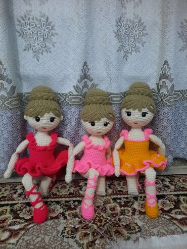 Игрушки: В продаже экологически чистые вязаные игрушки, ручная работа,качество — 6