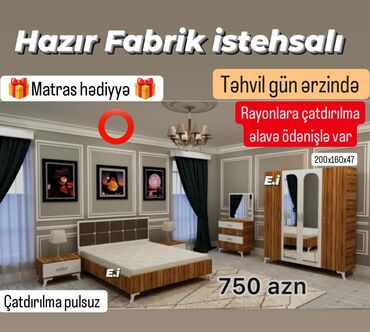 Seyflər: *Yataq dəsti / Yataq otağı mebeli 💥* ✔️Rəng seçimi var ✔️ *Şəhər